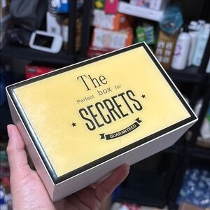 Urban barn decor wooden Secret Box